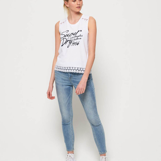 Superdry Γυναικεία αμάνικη μπλούζα